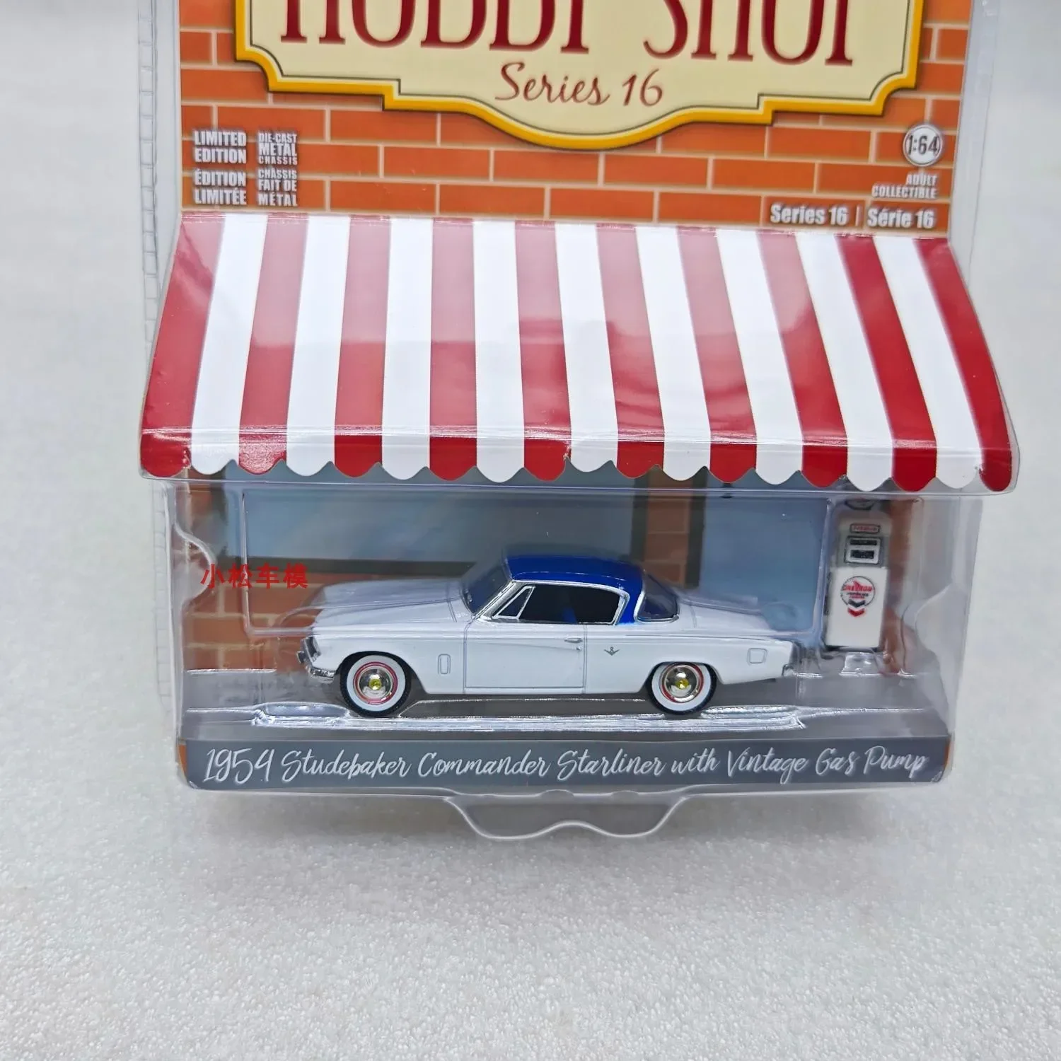 Greenlight 1:64 1954 Studebaker Commander Starliner Liga Modelo de Carro Brinquedo Colecionável Presente Lembrança Display Ornamento