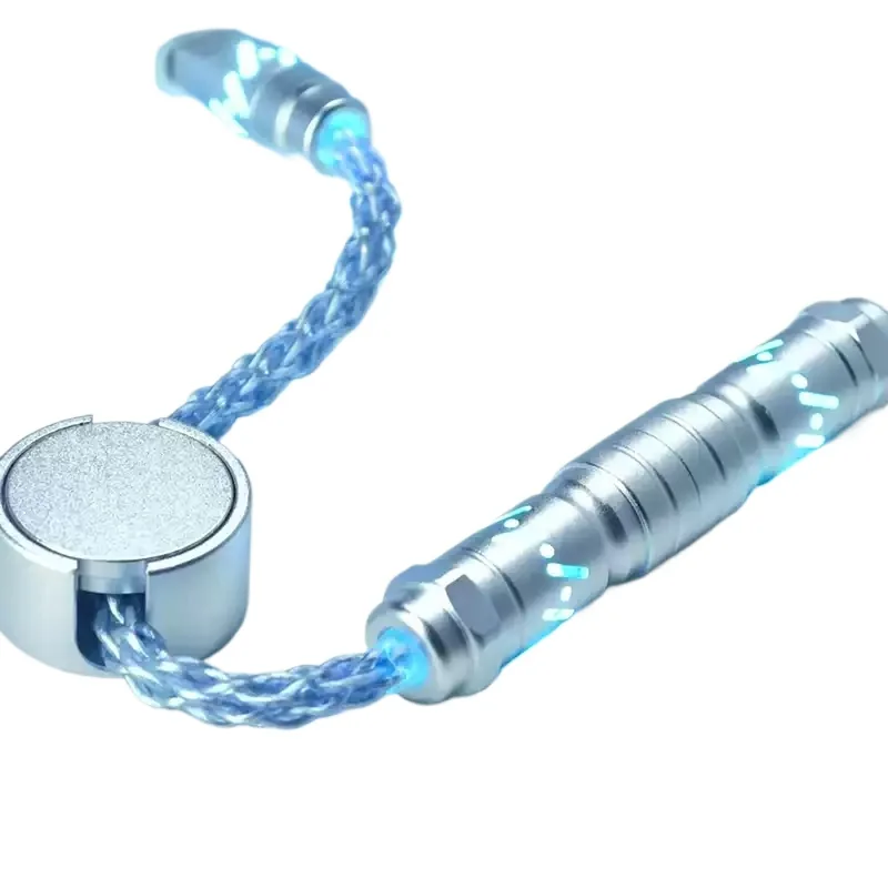 

Customized luminous hollow RGB luminous single crystal copper, air plug cable 8K magnetic axis keyboard, data charging cable