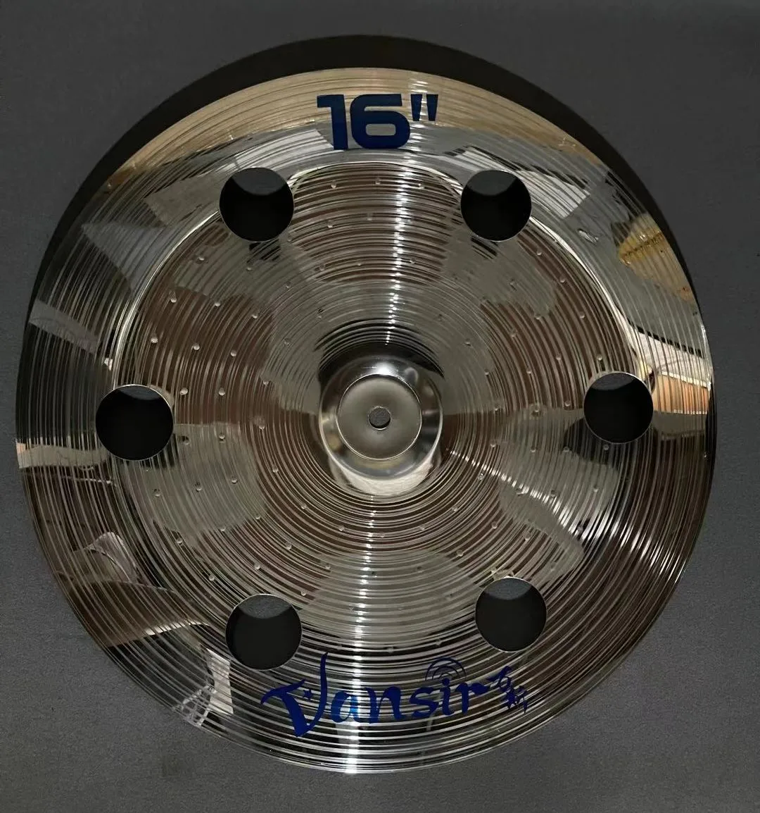 Vansir Polishing Alloy Silver Color 16\'\' China / Ozone Cymbal For Drum Set