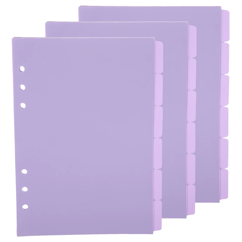 

18 шт. пластиковые разделители для ноутбуков формата А5, вставки для записываемых вкладок для переплета, разделители секций, органайзер, планировщик, индексные разделители, листы