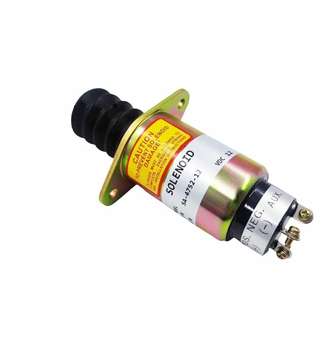 XCWoOshop SA-4752-12 2003-12S7U1B2A Woodward와 호환되는 12V 정지 솔레노이드 밸브