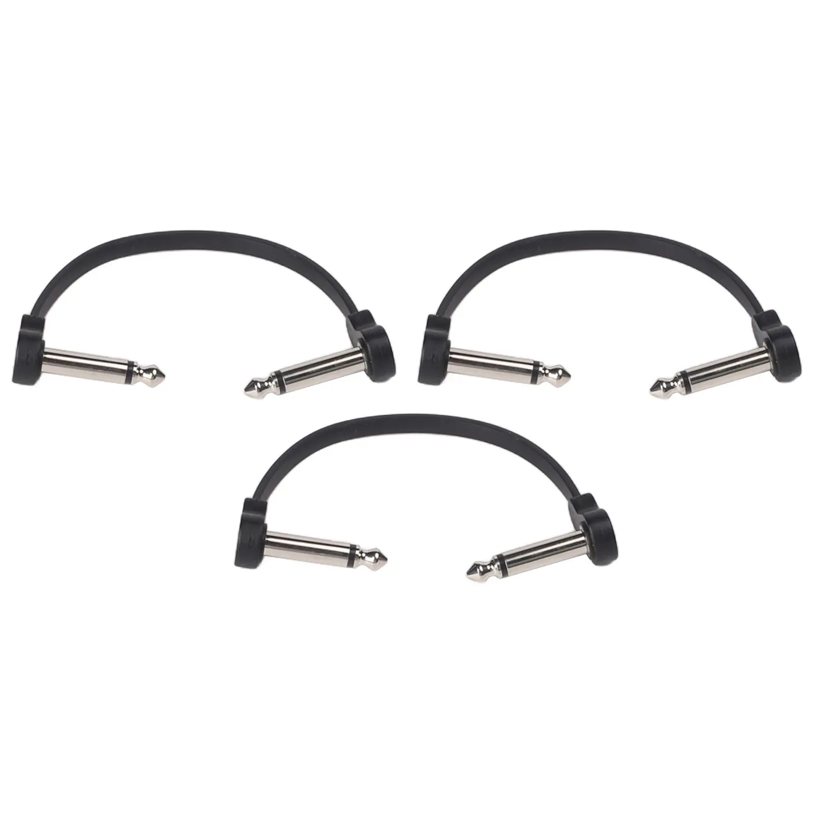 Cable de rendimiento de 6 pulgadas Cable de Pedal de efectos de guitarra configuración ordenada de alta resistencia dieléctrica Cable de guitarra de aislamiento Superior 16cm