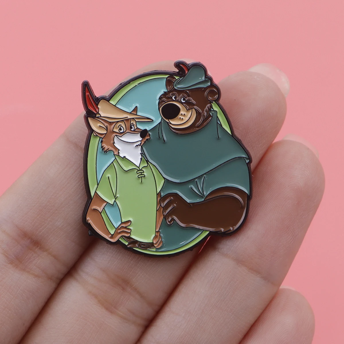 Anime Movie Enamel Pin Cute Animal Brooch Pines Lapel Pins Badge on Backpack Clothing Accessories Cartoon Jewelry Friends Gifts