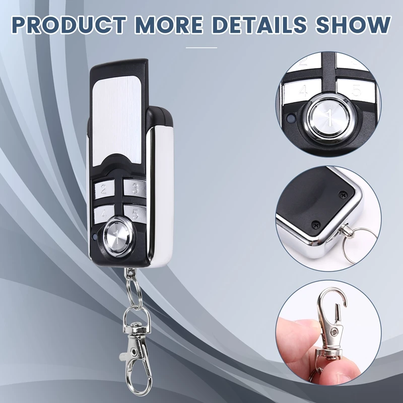 5 قطعة حزمة 4 زر باب المرآب بوابة بالتحكم عن بعد التحكم عن بعد 868 ميجا هرتز بوابة فتاحة ل هورمان HSE4-868-BS