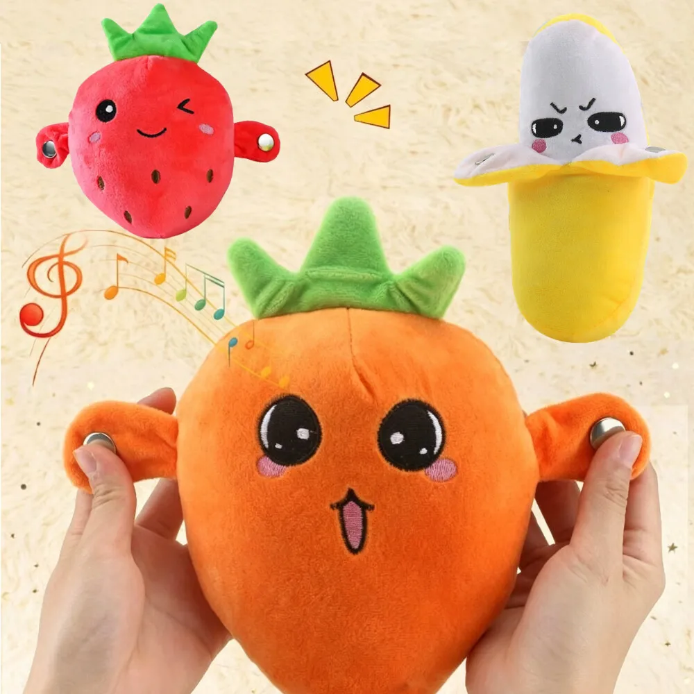 Induction Beat Plush Toy Creative Design Sense Touch Beat Emitting Different Music According Rhythm Stimulating Interest Music