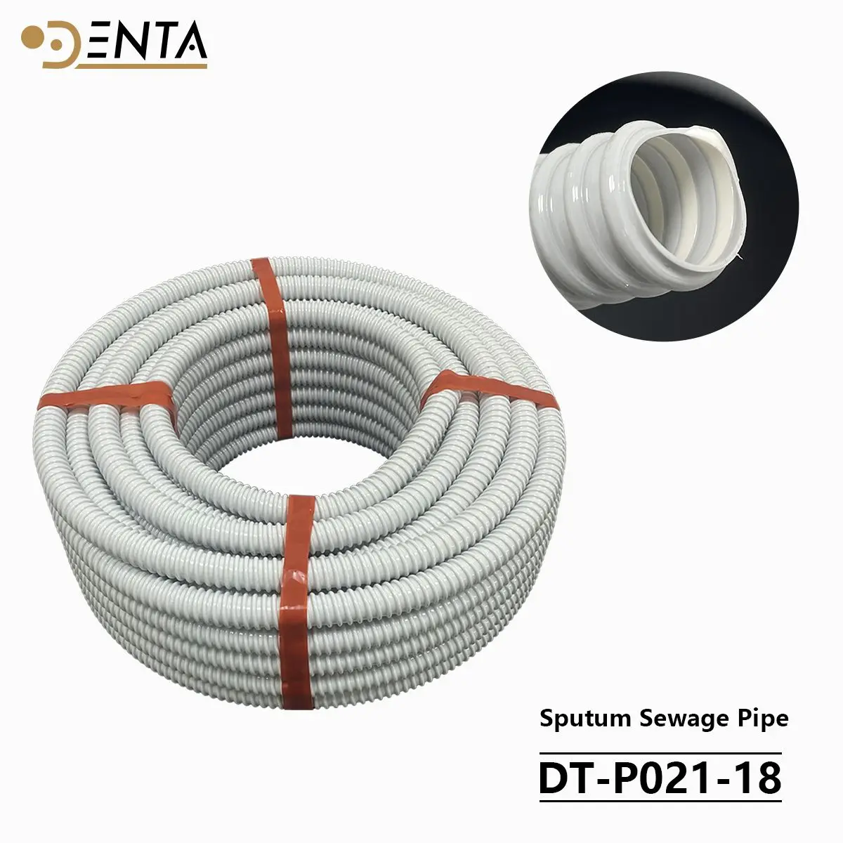 18mm Dental Sputum Sewage Pipe Hose Fit C8+ SIRONA Dental Chair Unit Spittoon Drain Pipe Negative Pressure Sputum Discharge Tube