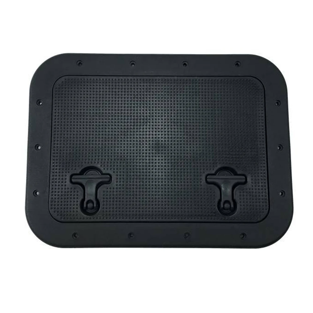 Deck Inspection Access Hatch Cover Black ABS Hatch Cover Twist Screw Out Deck for Boat Yacht Marine Access Hatch Cover