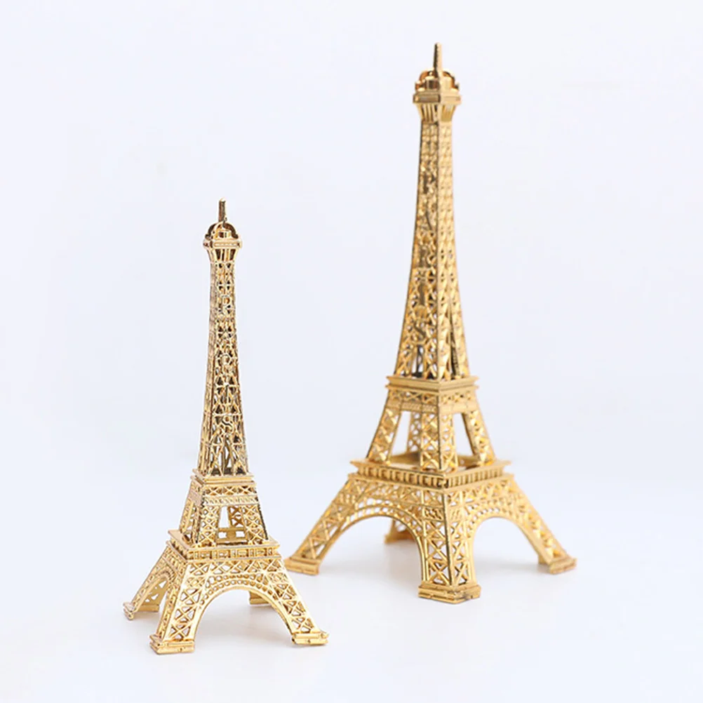 Statue Tower Model Travel Rose Gold Effiel Iron French Decor for The Home Retro Eiffel Adorn