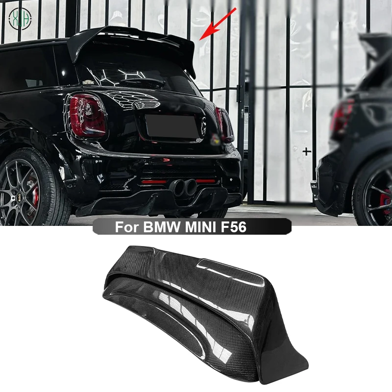 Carbon Fiber For BMW MINI F56 Cooper A Style Car Rear Trunk Spoiler Rear Wing Tail Wing Parts Upgrade Body kit