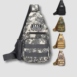 Convenient Mountain Camo Chest Bag Fashion One-shoulder Chest Bag Oxford Cloth Wear-resistant Outdoor Crossbody Chest Bag