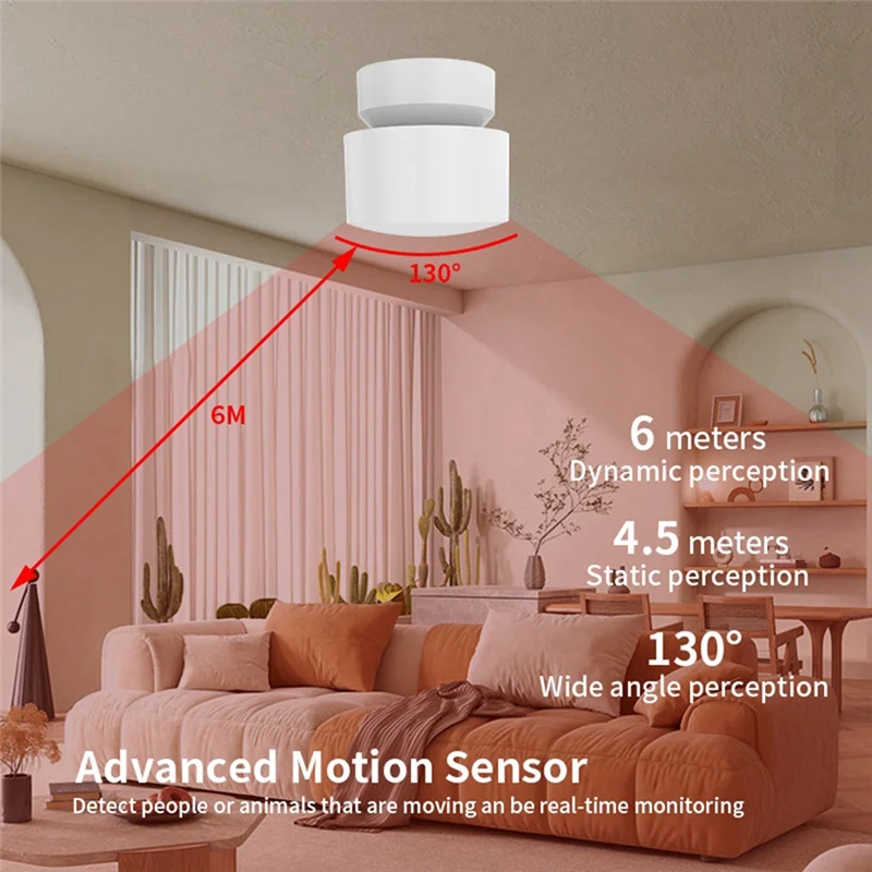 N82R Human Presence Detector Tuya Sensor Home Ultra Low Power Millimeter Wave Radar Breathing Motion Detection ZIGBEE