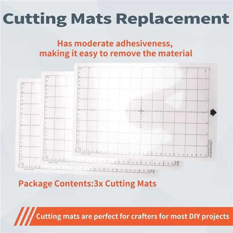 Cutting Mats For Silhouette Portrait(3 Pack) 12X8in Cutting Mats Replacement For Silhouette Cameo Accessories view 4