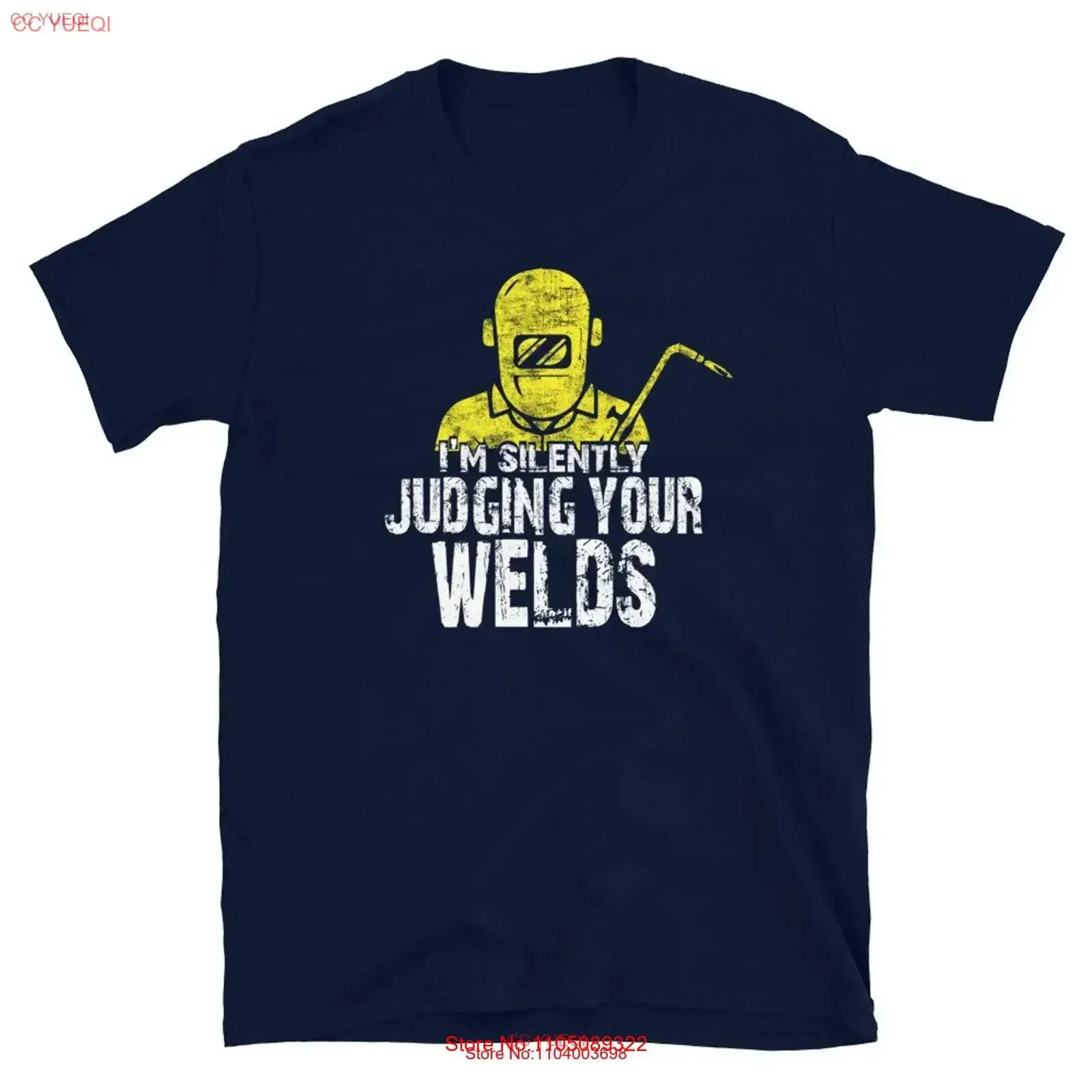 

I'm Silently Judging Your Welds Welders Welding Distressed T Shirt vintage Washed Stretched streetwear Stylish Breathable