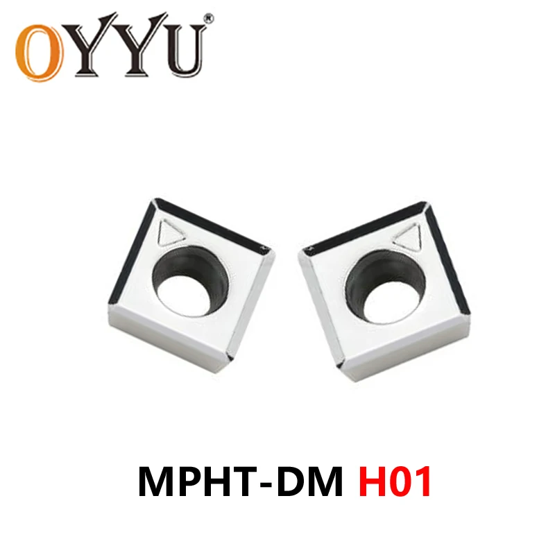 OYYU MPHT060304-DM MPHT080305-DM MPHT120408-DM H01 CNC Cutter MPHT060304 MPHT080305 MPHT120408 DM Aluminum Inserts Tools MPHT