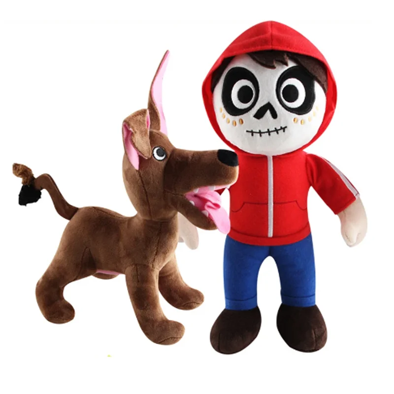 Película COCO Pixar juguetes de peluche 30cm Miguel Hector Dante perro muerte Pepita juguetes de peluche muñeco de peluche para niños regalos