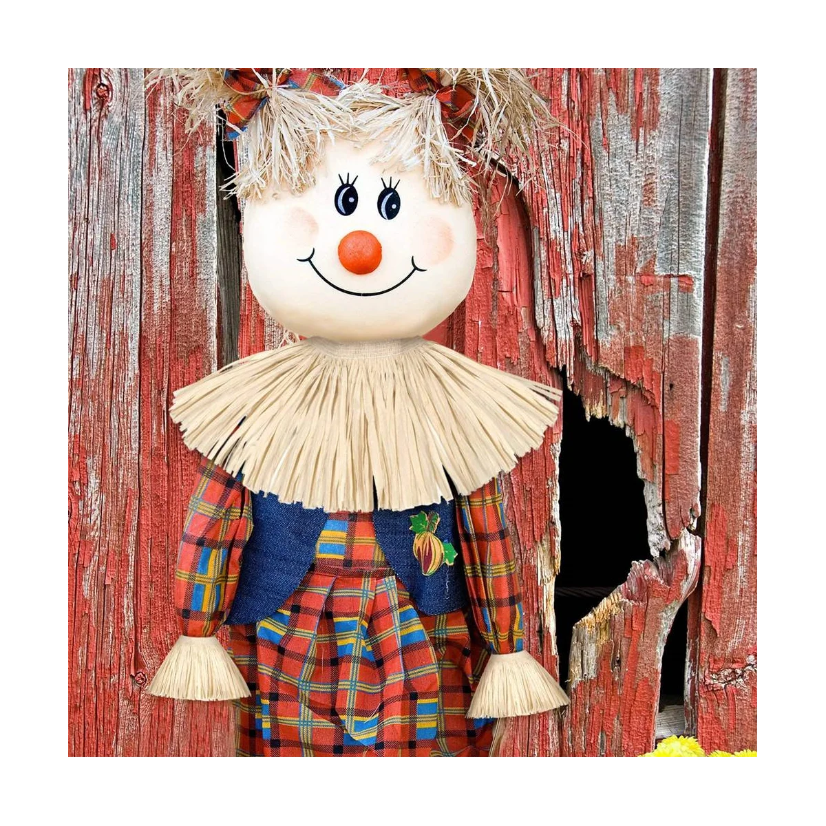 Scarecrow Straw Kit Paper Scarecrow Costume Accessories Neck Arm and Ankle Ties for Party Accessory Decoration