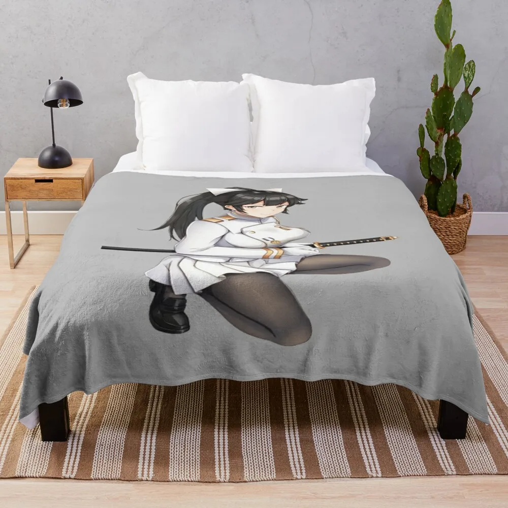 

Azur Lane Takao Throw Blanket Stuffeds Sofa Plaid decorative Blankets