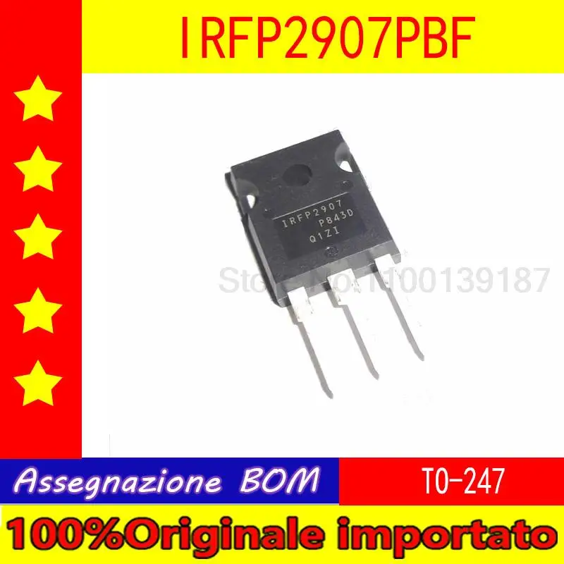 10pcs/lot  IRFP2907PBF IRFP2907 TOP247 N-channel 75V 209A FET