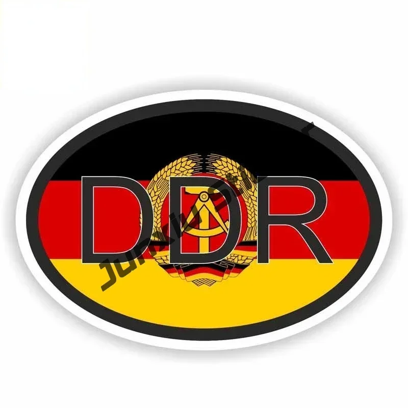 German Sticker Oval Germany Flag Soccer Player Sticker Decal Deutschland Shield Sticker for Car SUV Bumper Camper Accessories