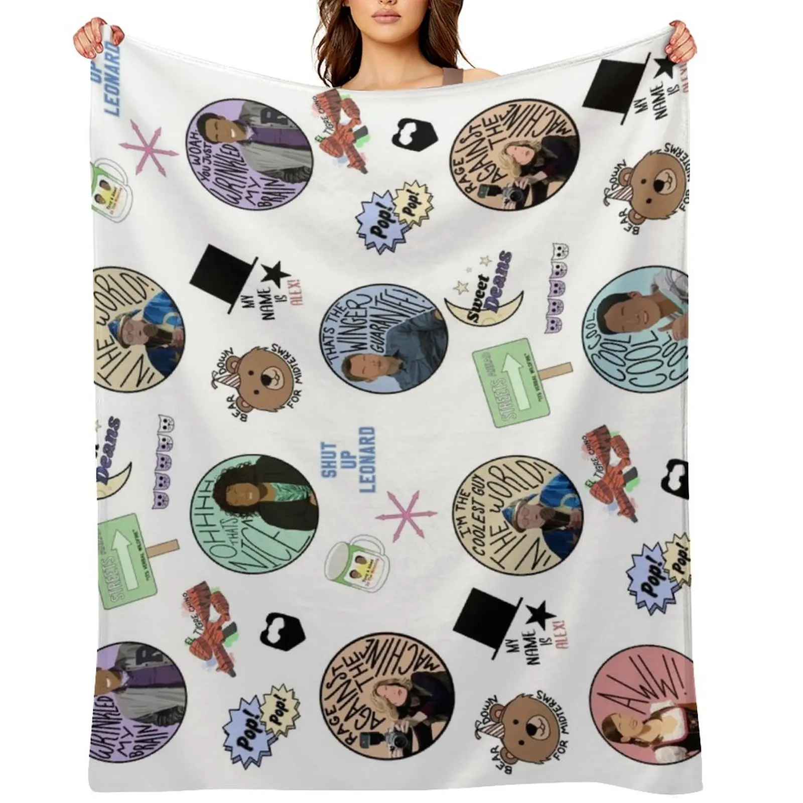 

The ULTIMATE Community Package Throw Blanket Furrys Soft Plaid Summer Beddings Blankets