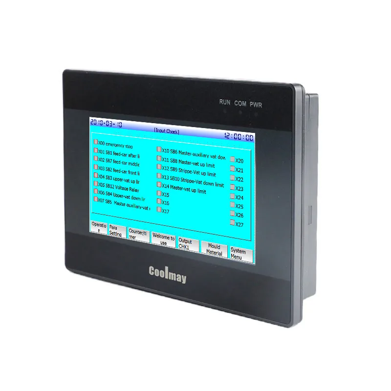Coolmay brand 4.3 Inch TK8043H HMI Touch Screen Panel Industry support Modbus RTU/TCP