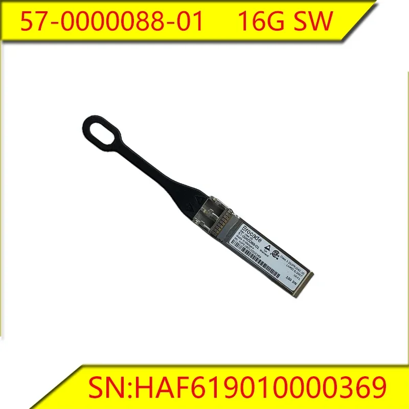 Original Transceiver Module 57-0000088-01 16G SW SN:HAF619010000369 Multimode Fiber Connected To The Switch