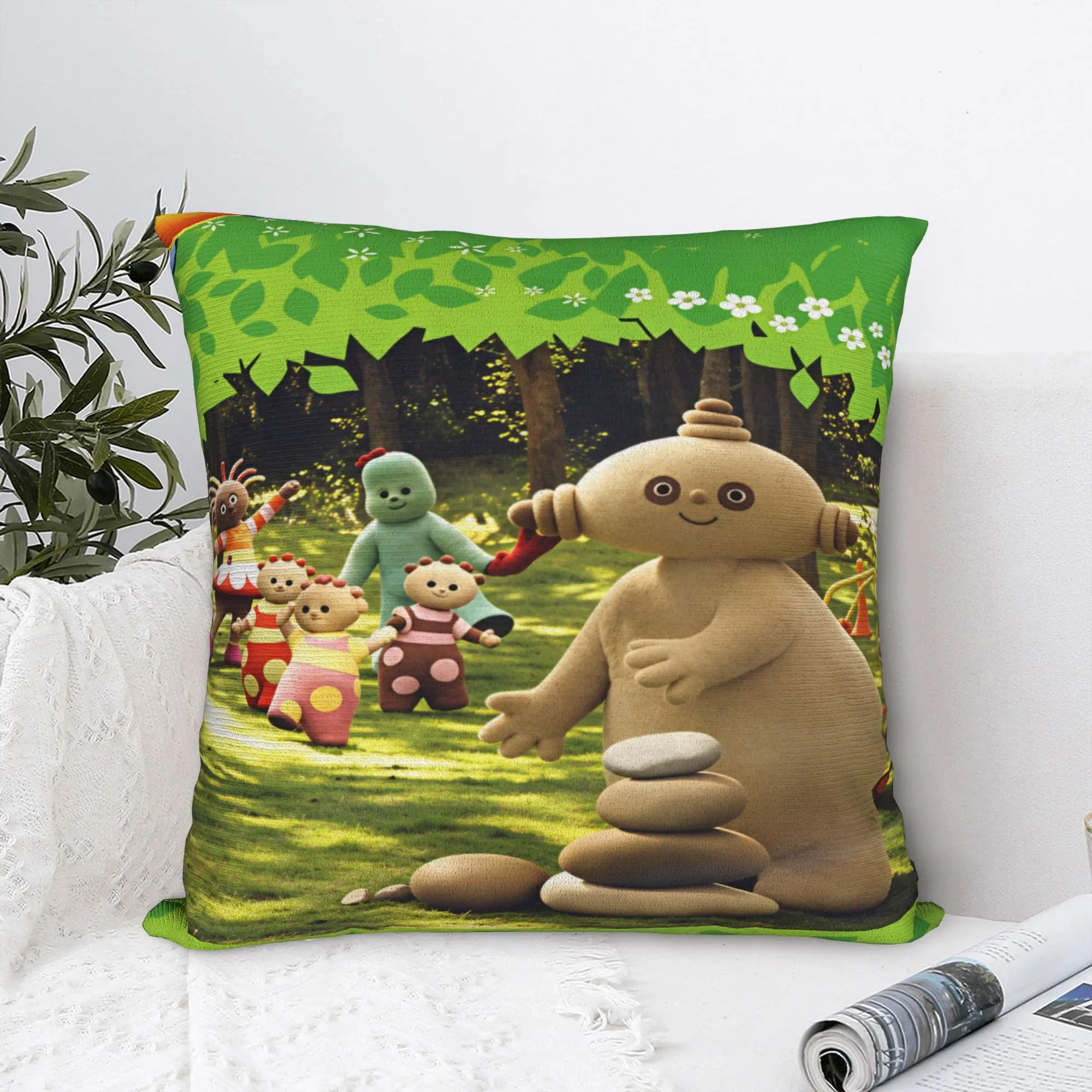 Pillow Cover The Haahoos In the night garden  Funny Pillow Case For Sofa Home Decoration Pillowcases