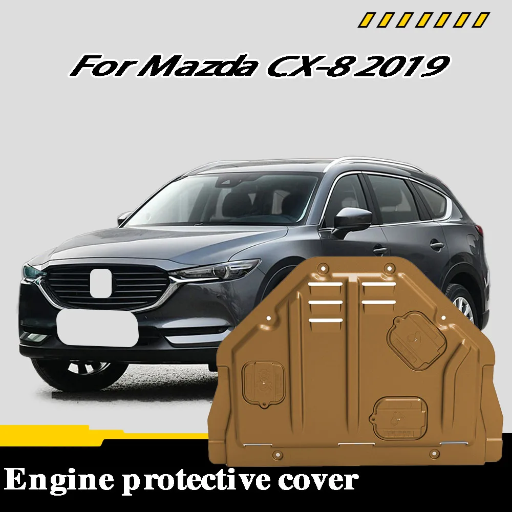 Under Engine Guard Plate For Mazda CX-8 2019 2.5L Mud Fender Cover mudguard protector Front Underbody Shield