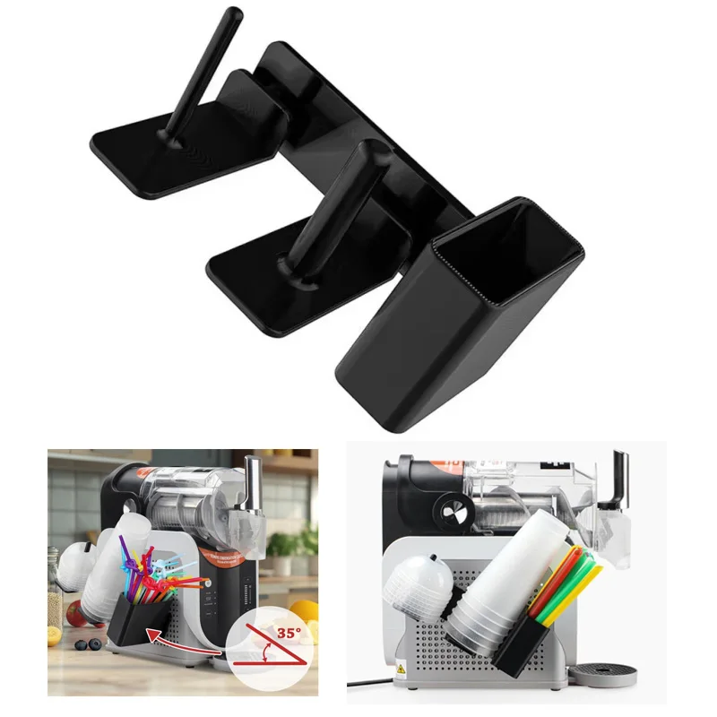 

Органайзер для крышки и соломинки для машины Ninja Slushie FS301 и FS300, боковой держатель 3-в-1 для напитков, чашек для молочного коктейля
