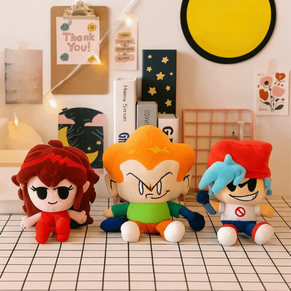 FNF Nene ألعاب من نسيج مخملي مضحك الحيوانات المحشوة دمية ملونة لينة بيكو دارنيل ألعاب من نسيج مخملي زخارف مكتب لطيف أنيمي أفخم دمية المشجعين هدية #1