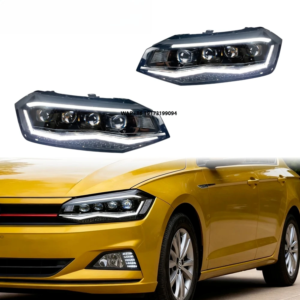 

Polo Plus Taillights 2019-2022 LED Car Taillamps Upgrade Rear Back Design LED Rear Lamps Plug and Play for