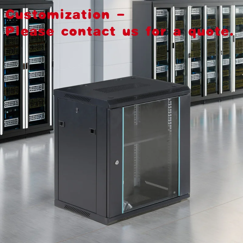 custom.9U CCTV NVR DVR Cabinet Telecom Cold Rolled Steel 19 Inch Standard SPCC Data Stock Wall-Mounted Server Rack