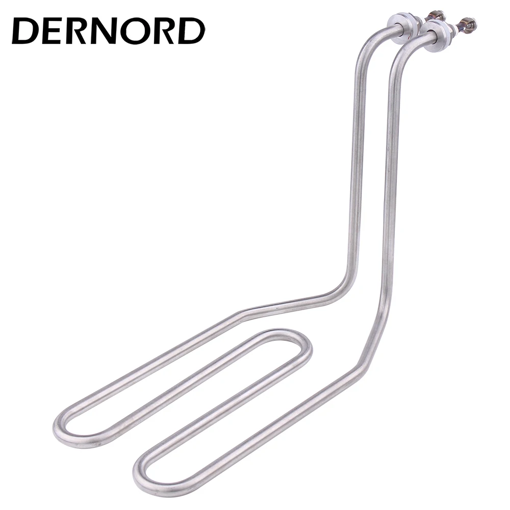 Fritadeira De Óleo Profundo Elétrica De Aço Inoxidável, Elemento De Aquecimento, Dérmica 220V, 2KW, 304 U-Shape Water Heater