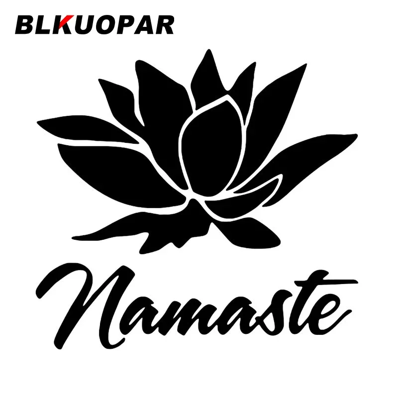 

BLKUOPAR Namaste красивые цветущие цветы растения автомобильные наклейки окклюзия царапины аниме наклейка креативная JDM защита двери автомобиля