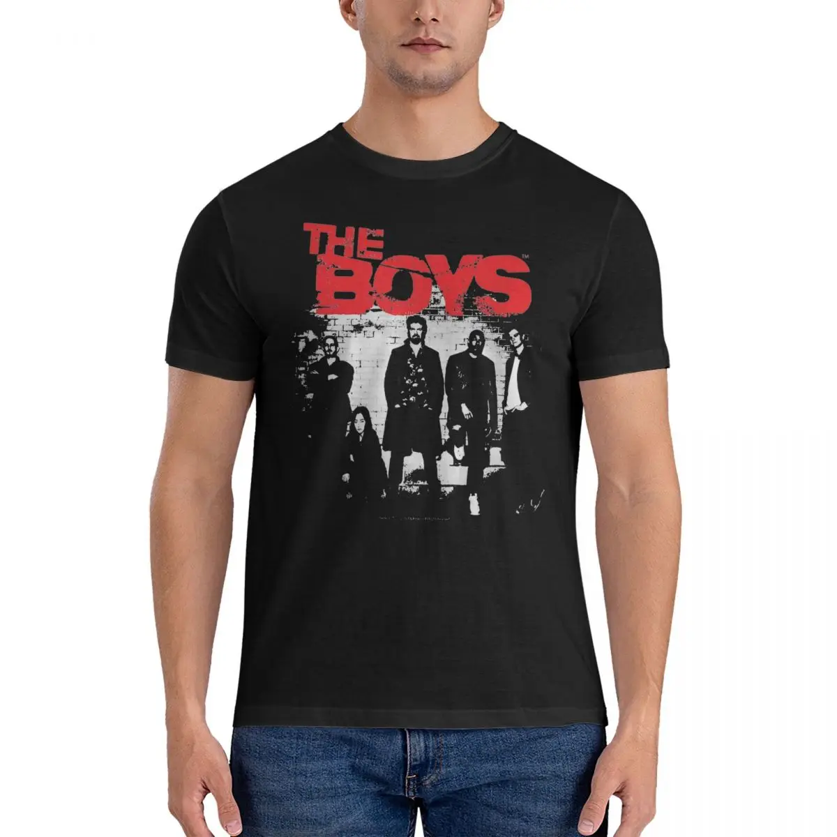 Men The Homelander The Boys Season 4 The Boyz Vintage T Shirts Cotton Top Tees Summer Short-Sleeve O-Neck Tee Shirt New Arrival