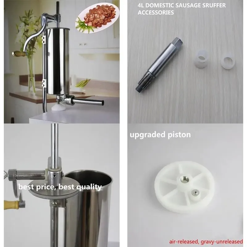 Stainless Steel Hand Sausage Maker Household Meat Processor