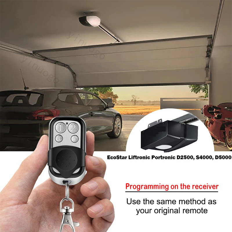 ECOSTAR RSC2-433 RSE2-433 Garagen-Fernbedienung Türöffner 433,92 MHz Rolling Code Garagentorsteuerung ECOSTAR Fernbedienung