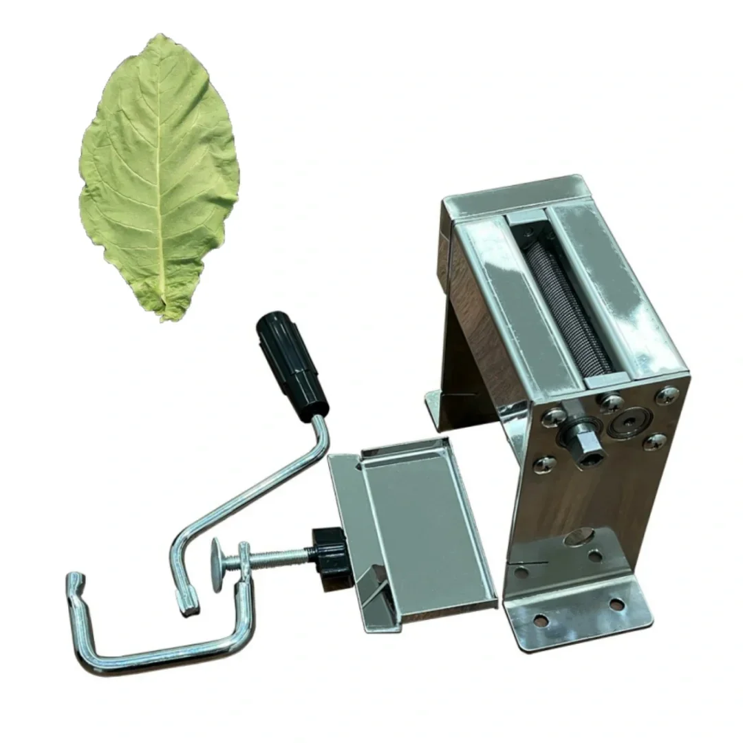 Hand‑Crank Desktop Shredder Slicer, Easy‑to‑Install Manual Leaf Cutter for Tobacco, Herbs and Cassava Leaves