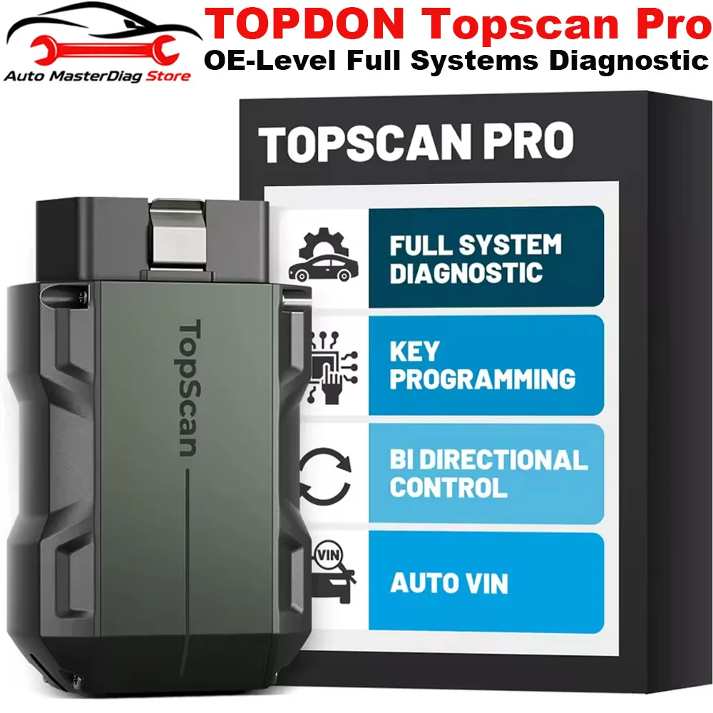 Picture 3: TOPDON Topscan Pro Wireless OBD2 Scanner Code Reader Full System Bi-Directional Test Key Programming Diagnostic Tools 13+ Reset