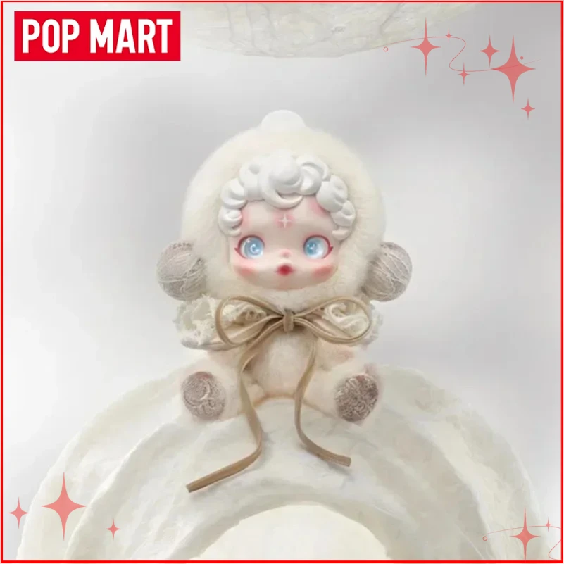 POPMART SKULLPANDA Hang Tag SP Series Trend Dolls تماثيل من الفينيل القطيفة