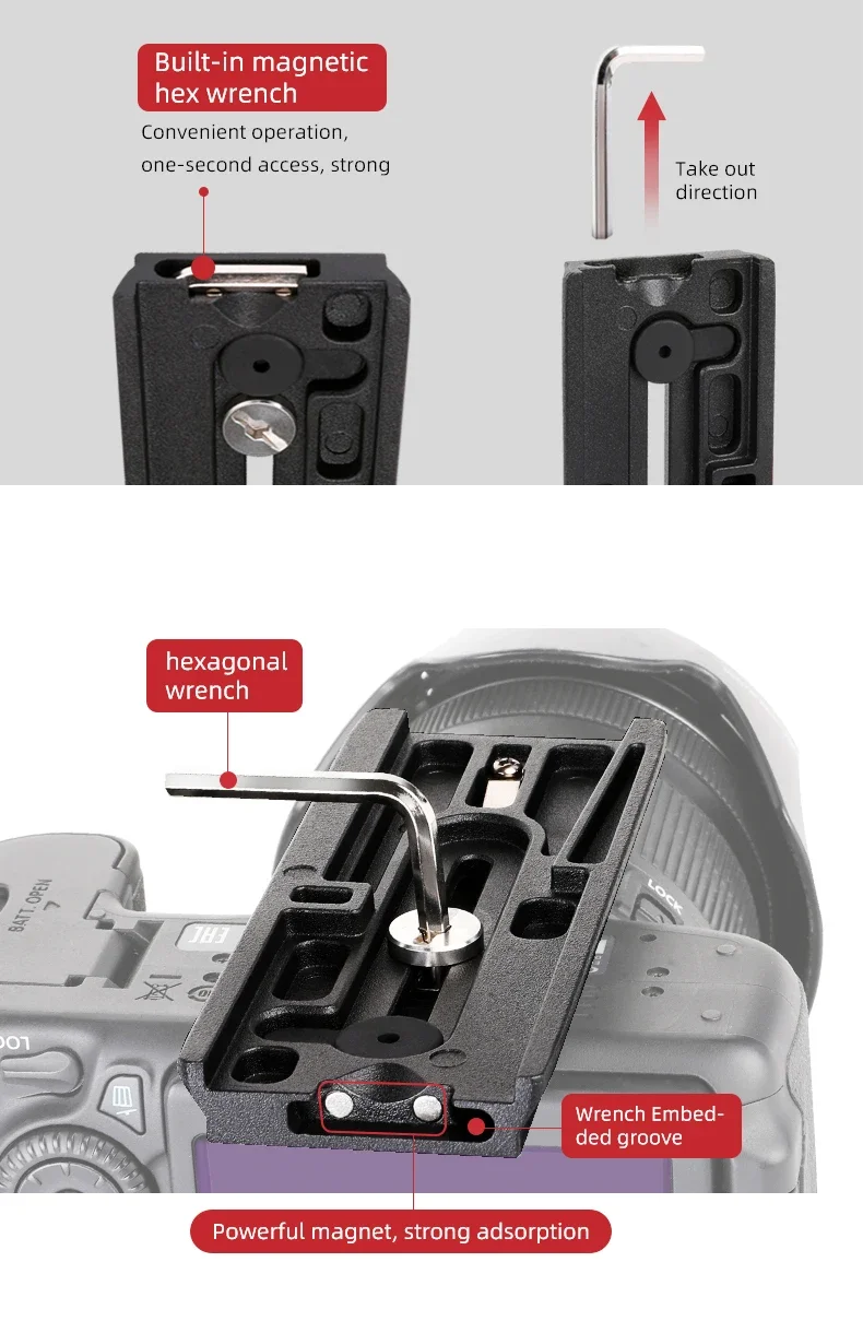 New Product BMQ5S Wholesale Factory Lightweight Quick Release Plate Compact factory