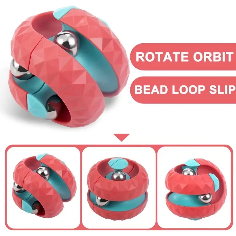 Decompression Toy Children Orbit Ball Cube Anti Stress Sensory Toys Fidget Toys for Kids Spinner Gifts for Kids Focus Training