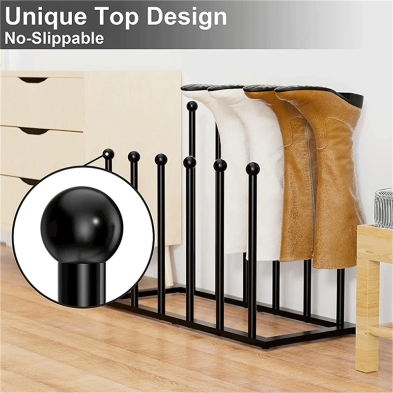 Adjustable Shoe Rack Stylish Metal Boot Storage Practical Shoes Storage Indoor & Outdoor Boot Rack for Shoe Drop Shipping