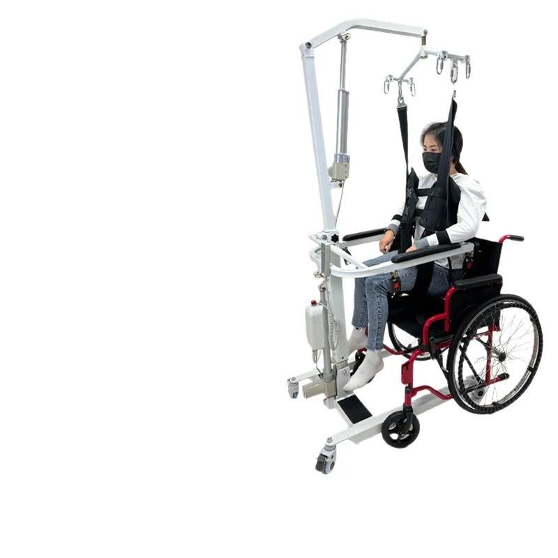 Home care elderly lift, paralyzed patients can take a bath with a seat, wheelchair, bed rest home mobile machine