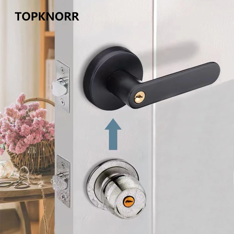 ภายในประตูล็อคสามคันโยกล็อคประตูล็อคเดี่ยวลิ้นล็อคห้องนอนห้องน้ําล็อค Anti-Theft ล็อคภายนอก
