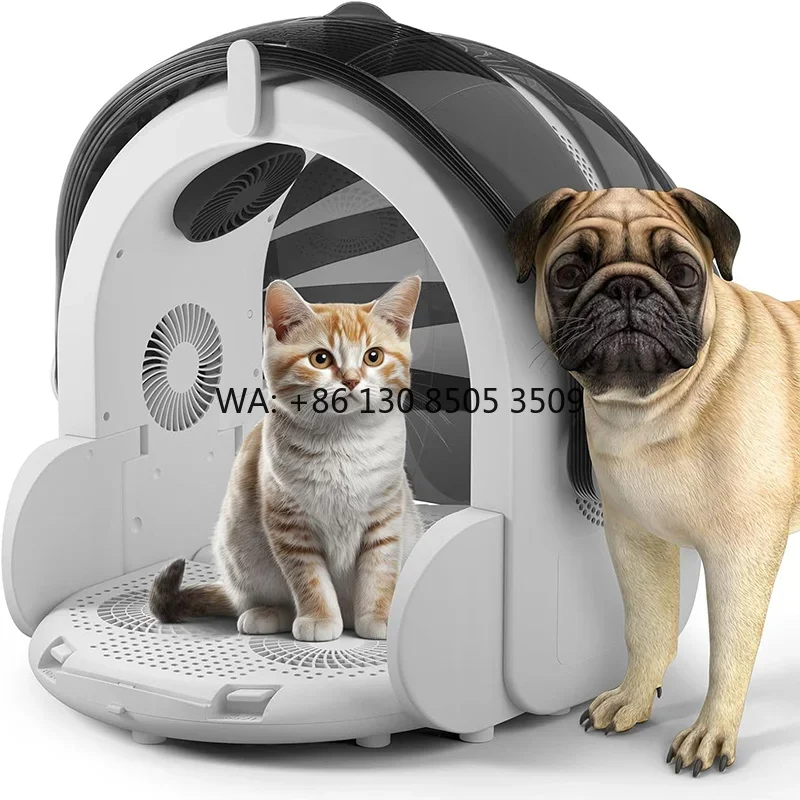

Pet Dry Room Portable Hands-Free Pet Hair Dryer for Small and Medium Size Dog Cat Dryer Box