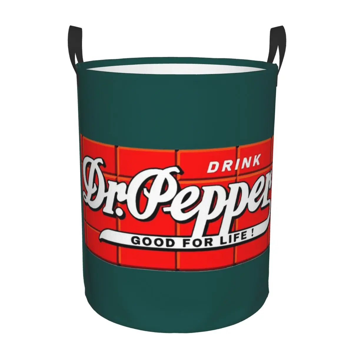 Cestas para la ropa sucia Dr Pepper Good For Life, cesta plegable grande e impermeable para guardar ropa para el hogar y para niños