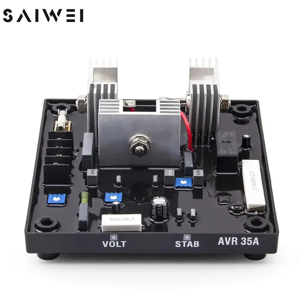 2024 AVR-35A 35A AVR Generator Automatic Voltage Regulator Stabilizer Module Control Board For Brushless Brush Generator Parts