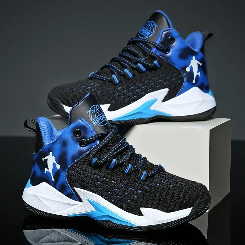 New Kids Brand Basketball Shoes Breathable Comforthable Children Sport Shoes Outdoor Boys Basketball Sneakers Girls Gym Shoes