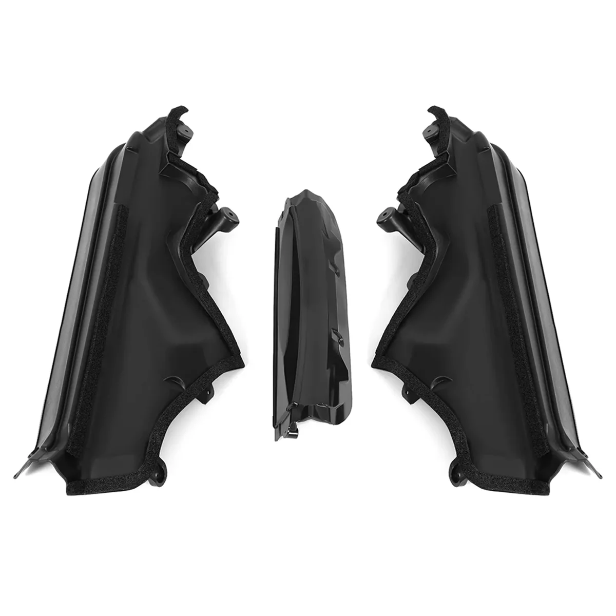 3 Pcs Engine Upper Compartment Partition Panel Kit 51717169419 51717169420 51717169421 for BMW X5 E70 X6 E71